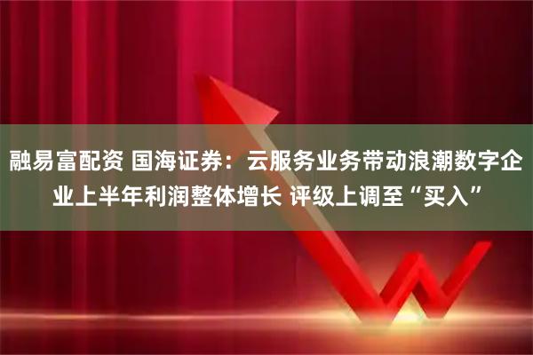 融易富配资 国海证券：云服务业务带动浪潮数字企业上半年利润整体增长 评级上调至“买入”