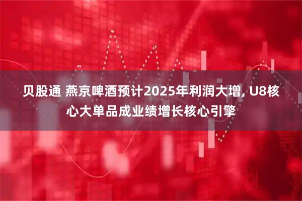 贝股通 燕京啤酒预计2025年利润大增, U8核心大单品成业绩增长核心引擎